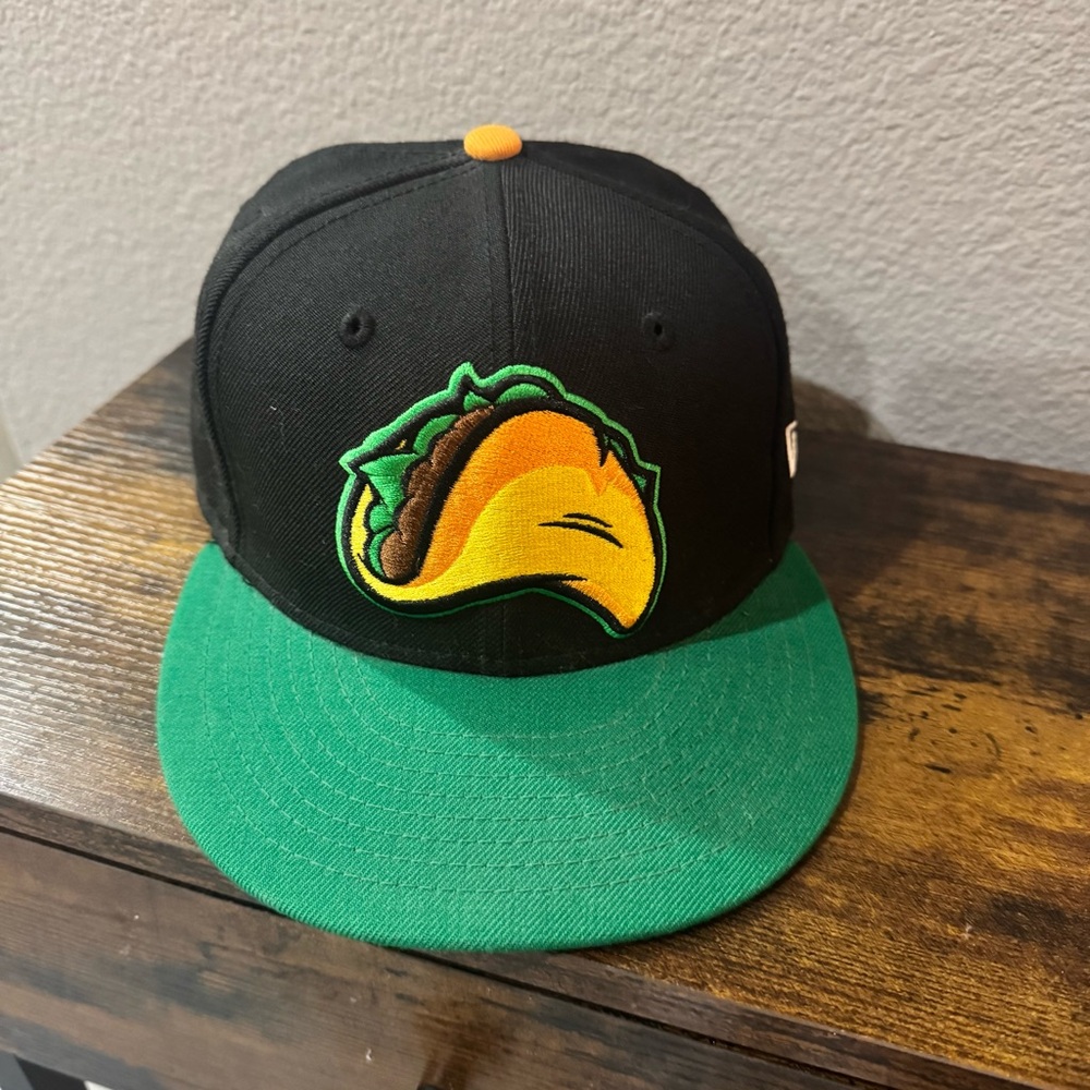 New Era Fresno Grizzlies Tacos Theme Night 59FIFTY Fitted Hat 7 1/8